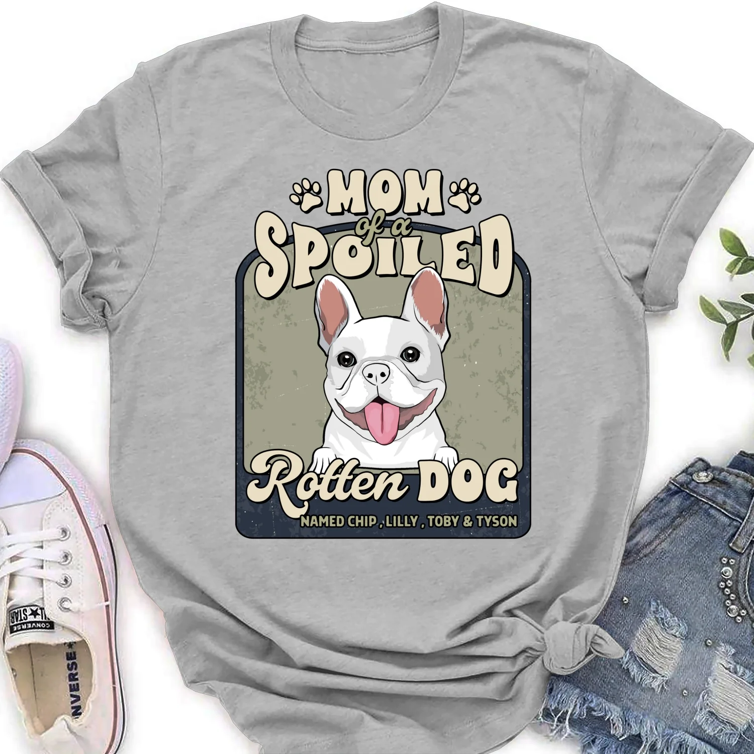 Rotten Dog Named - Personalized Custom Women's T-shirt - Image 6