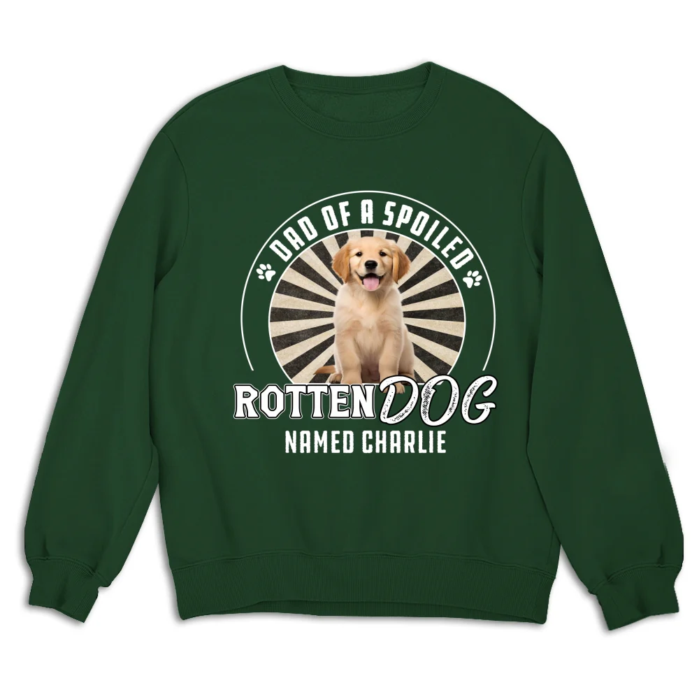 Rotten Dog Of Mom Retro Photo - Personalized Custom Sweatshirt - Image 4