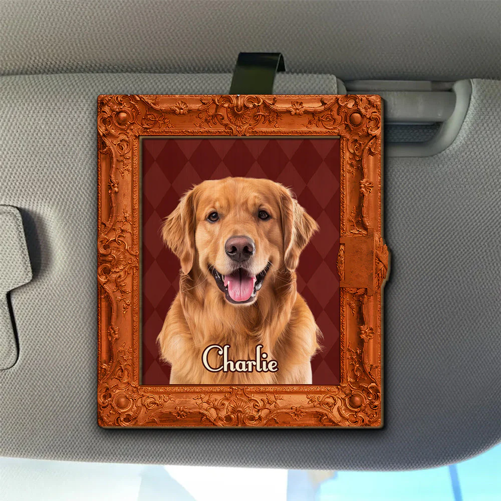 Royal Frame - Personalized Custom Car Visor Clip - Image 2