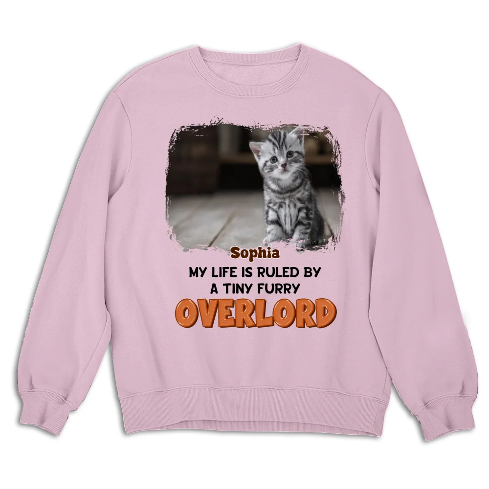 Ruled By Chunky Funny Cats Photo - Personalized Custom Sweatshirt - Image 5