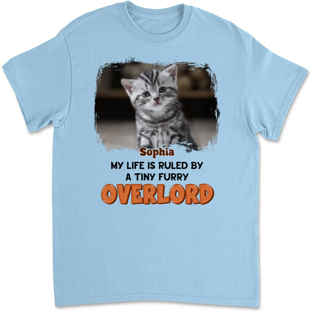 Ruled By Chunky Funny Cats Photo - Personalized Custom Unisex T-Shirt - Image 5