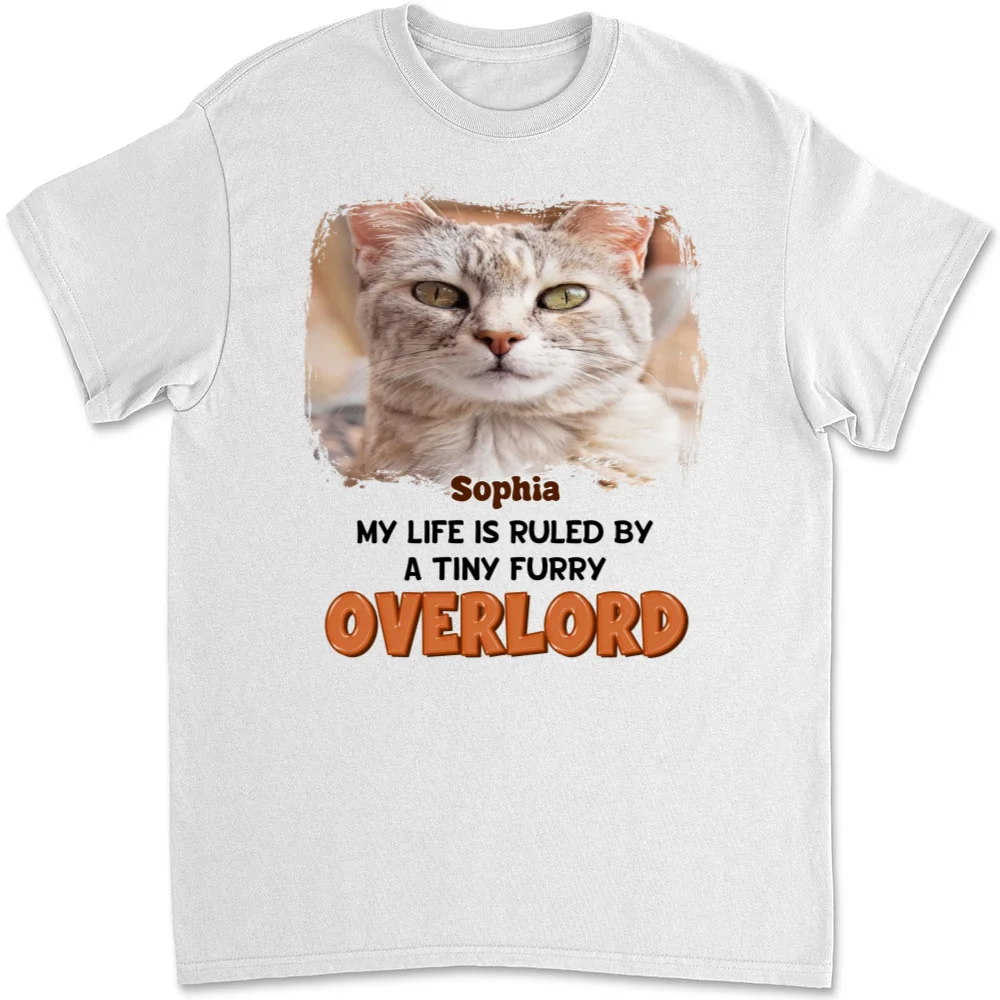 Ruled By Storybook Funny Cats Photo - Personalized Custom Unisex T-Shirt - Image 3