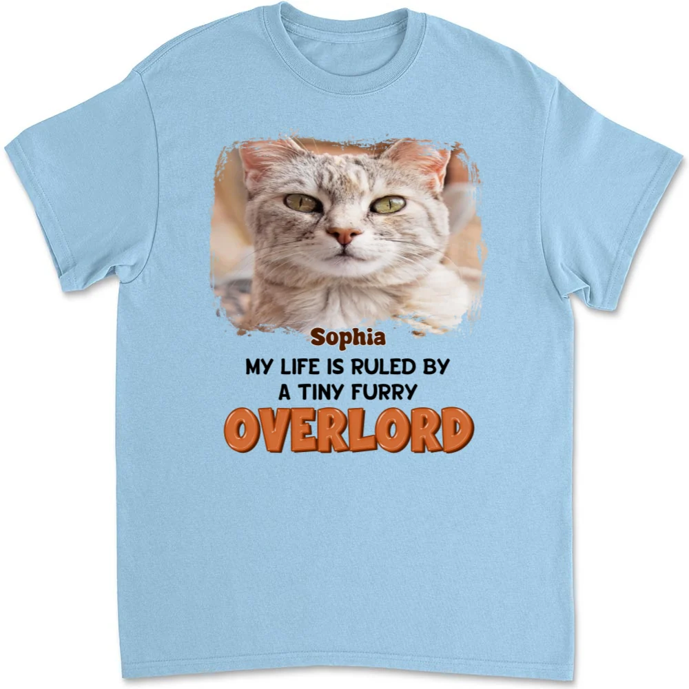 Ruled By Storybook Funny Cats Photo - Personalized Custom Unisex T-Shirt - Image 5
