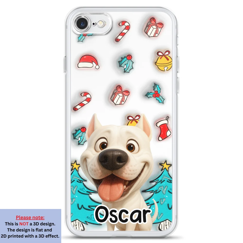Santa Is Coming For Us - Personalized Custom 3D Inflated Effect Phone Case - Image 5