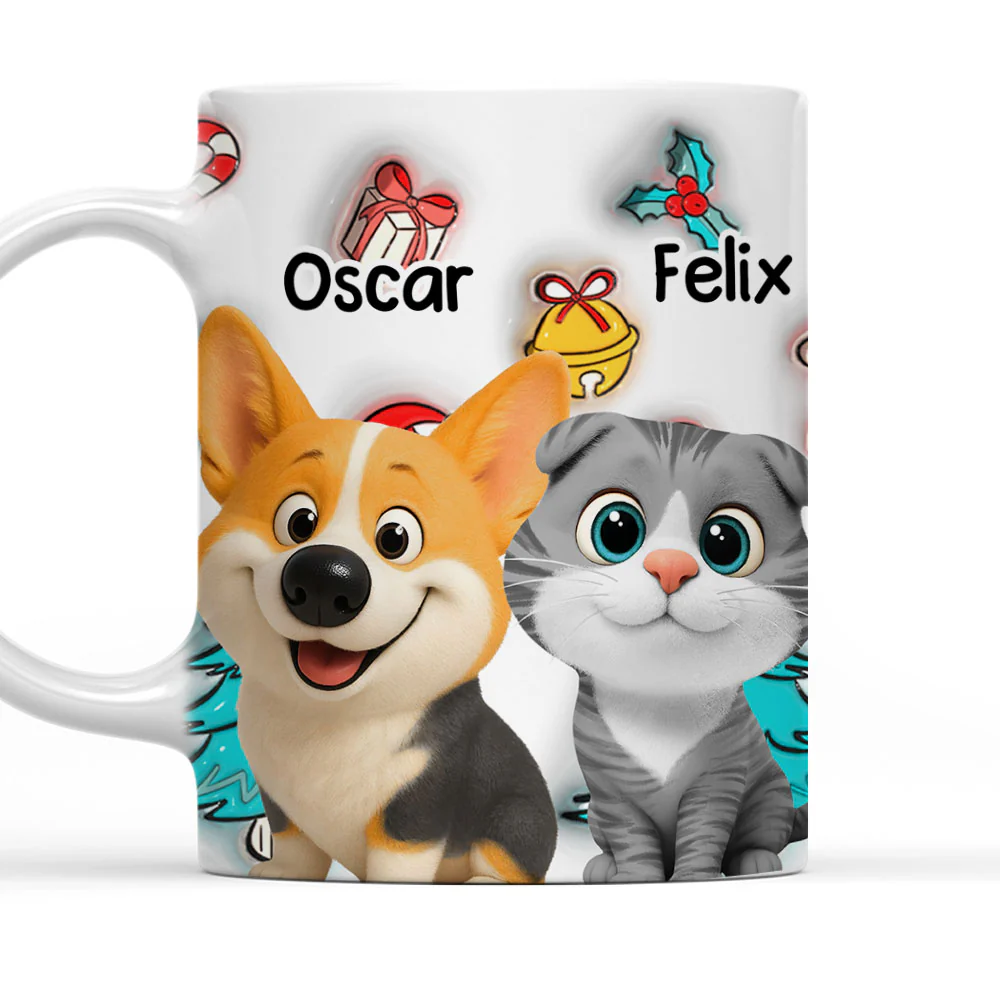 Santa Is Coming Now - Personalized Custom 3D Inflated Effect Mug