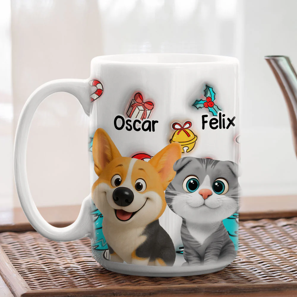 Santa Is Coming Now - Personalized Custom 3D Inflated Effect Mug - Image 4