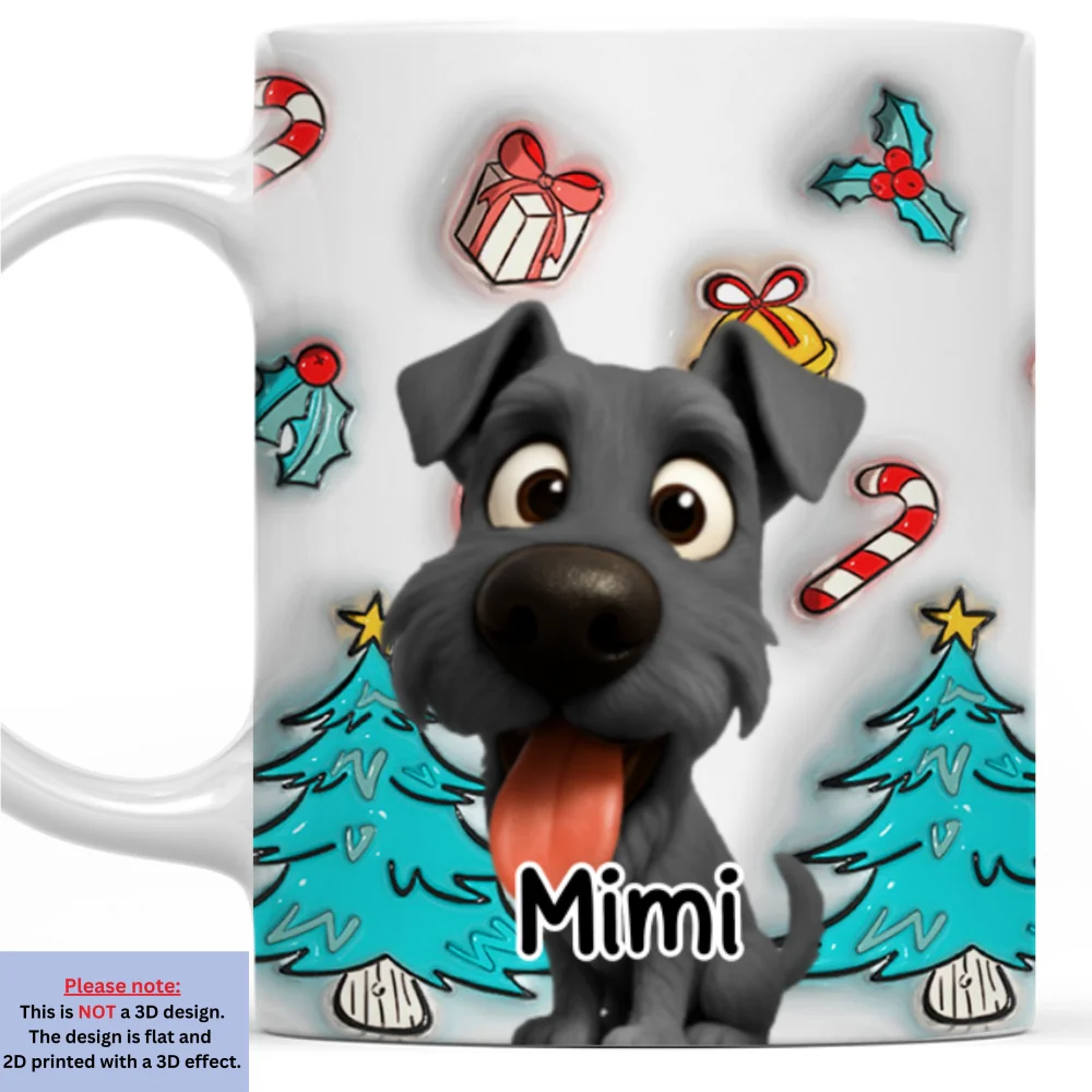 Santa Is Coming Now - Personalized Custom 3D Inflated Effect Mug - Image 7