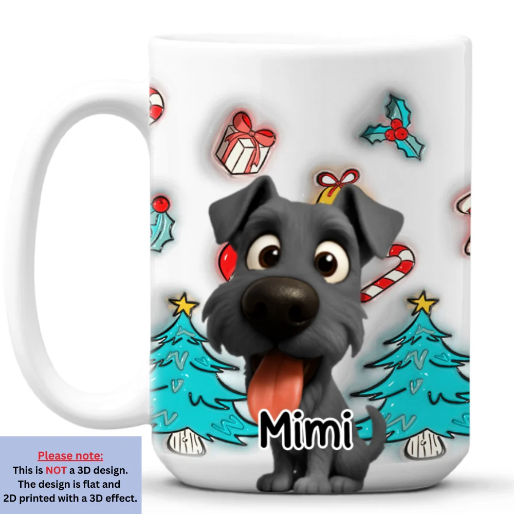 Santa Is Coming Now - Personalized Custom 3D Inflated Effect Mug - Image 8