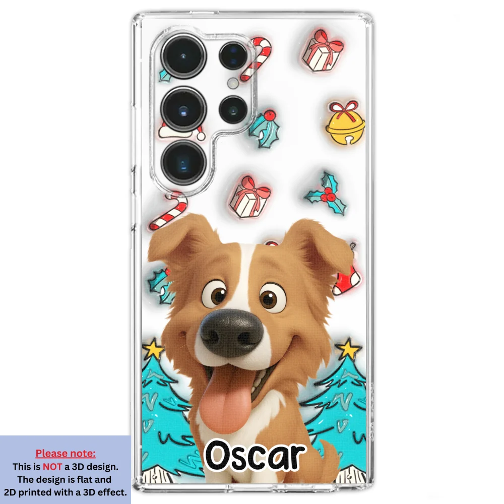 Santa Is Coming - Personalized Custom 3D Inflated Effect Phone Case - Image 27