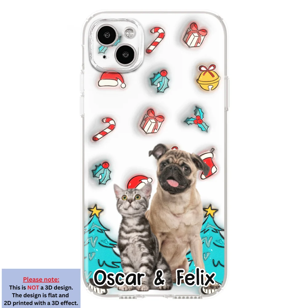 Santa Is Coming Photo - Personalized Custom 3D Inflated Effect Phone Case - Image 15