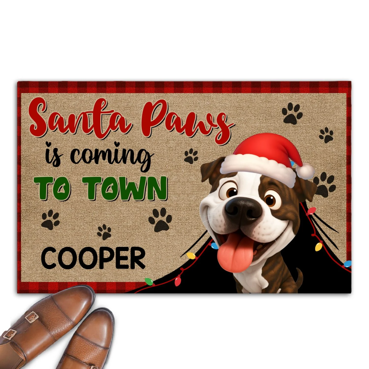 Santa Paw - Personalized Custom Doormat - Image 7