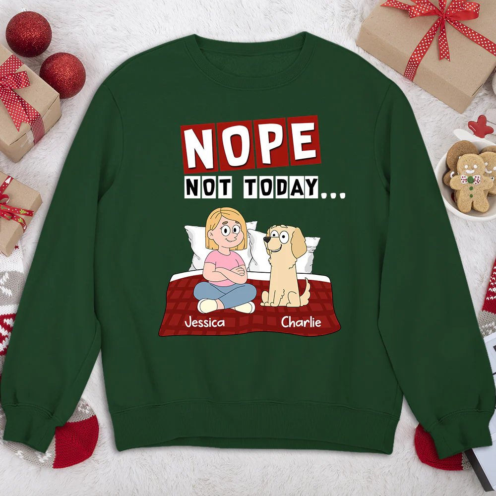 Saying No - Personalized Custom Sweatshirt - Image 2
