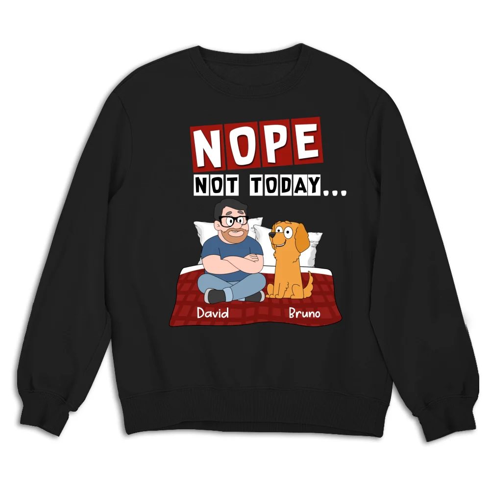 Saying No - Personalized Custom Sweatshirt - Image 5