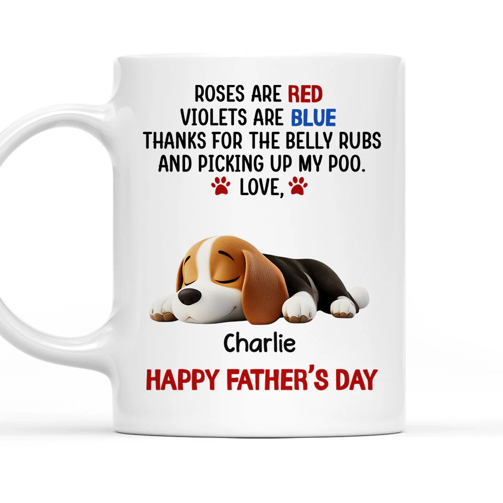 Scooping My Poo - Personalized Custom Coffee Mug
