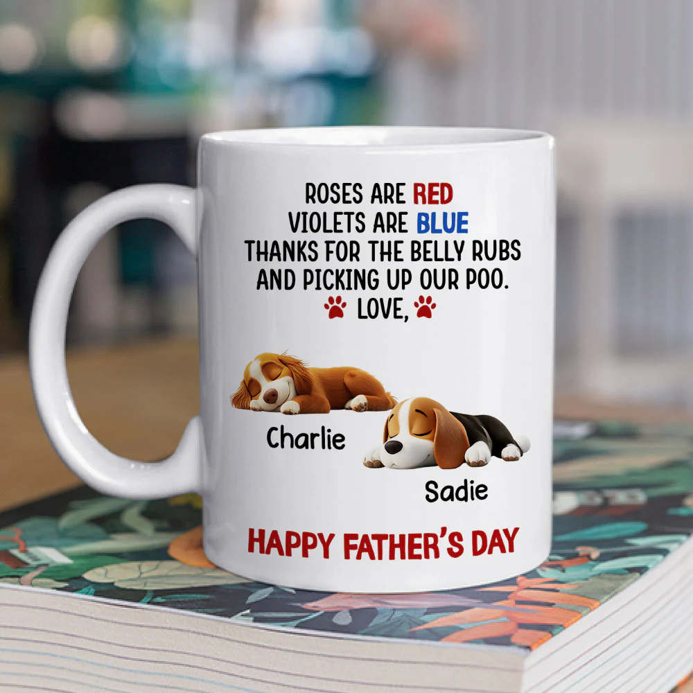 Scooping My Poo - Personalized Custom Coffee Mug - Image 2