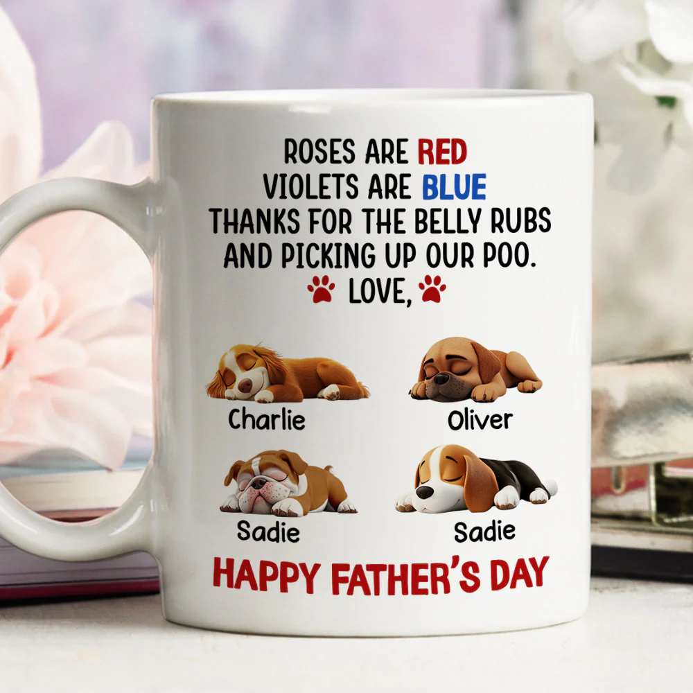 Scooping My Poo - Personalized Custom Coffee Mug - Image 4