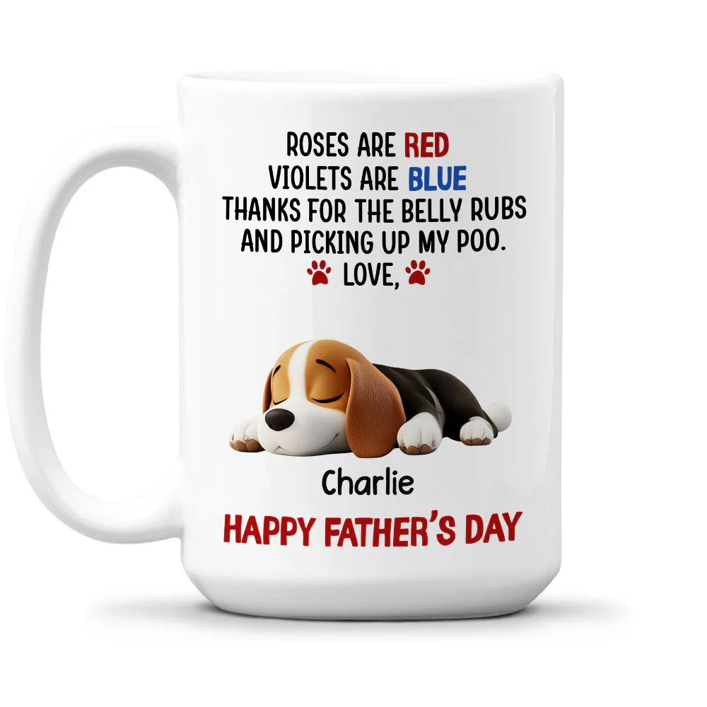 Scooping My Poo - Personalized Custom Coffee Mug - Image 5