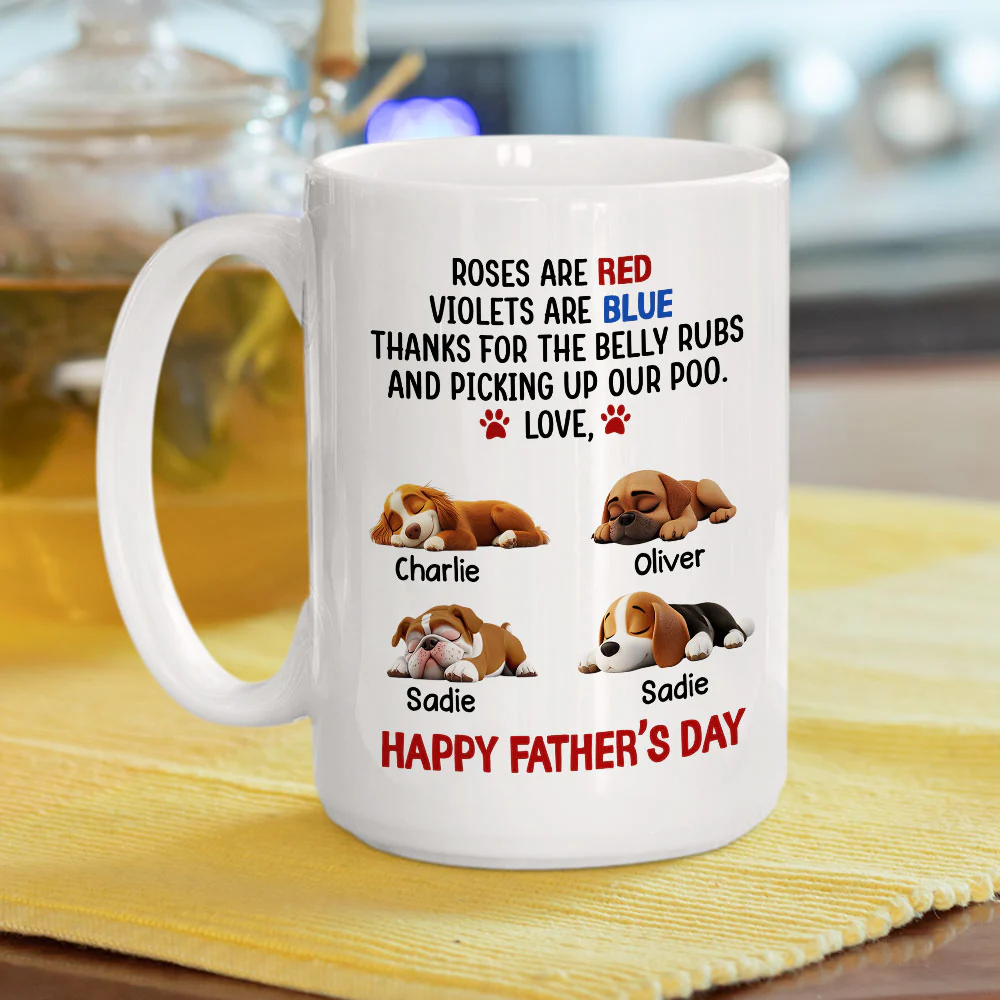 Scooping My Poo - Personalized Custom Coffee Mug - Image 8