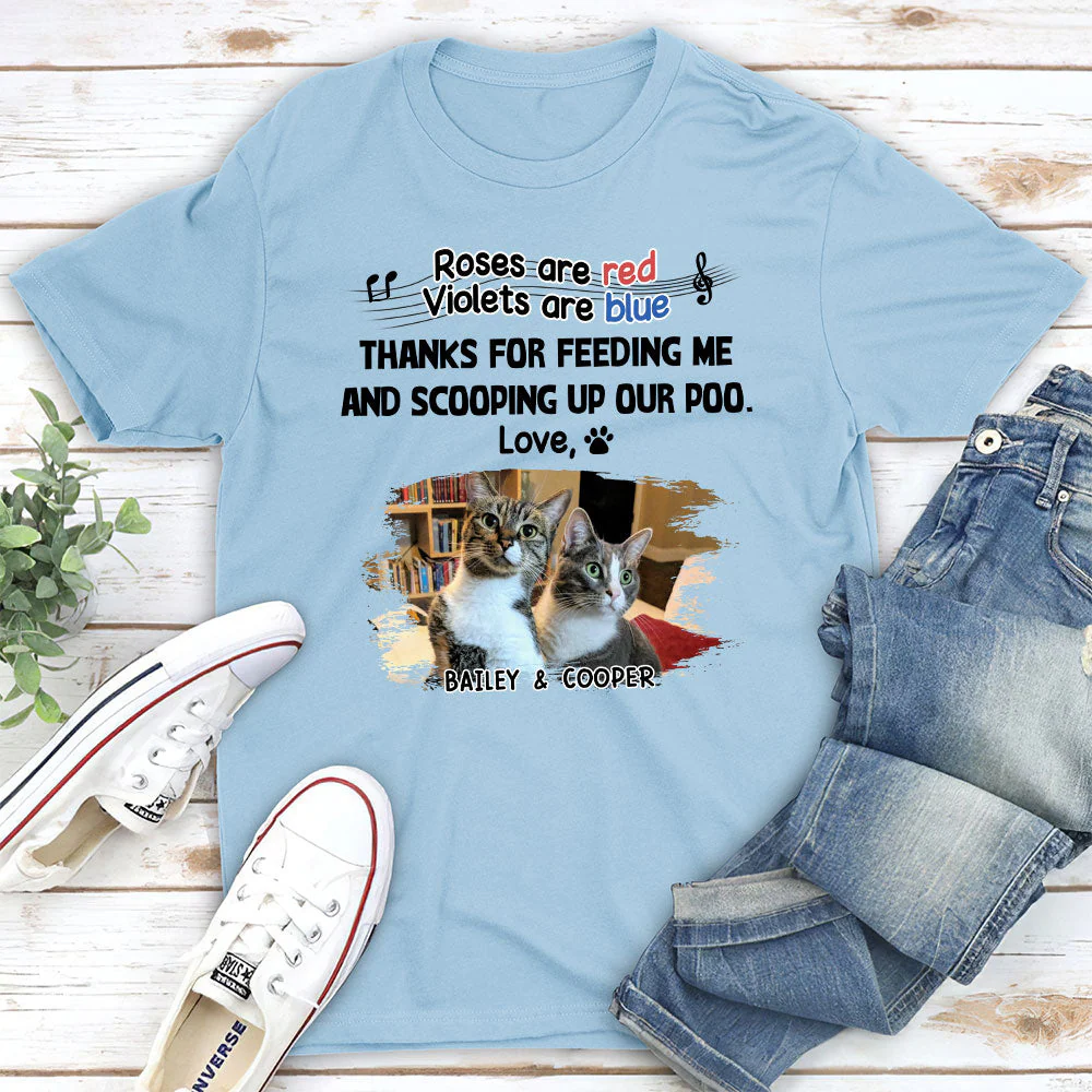 Scooping Up Our Poo - Personalized Custom Premium T-shirt - Image 4
