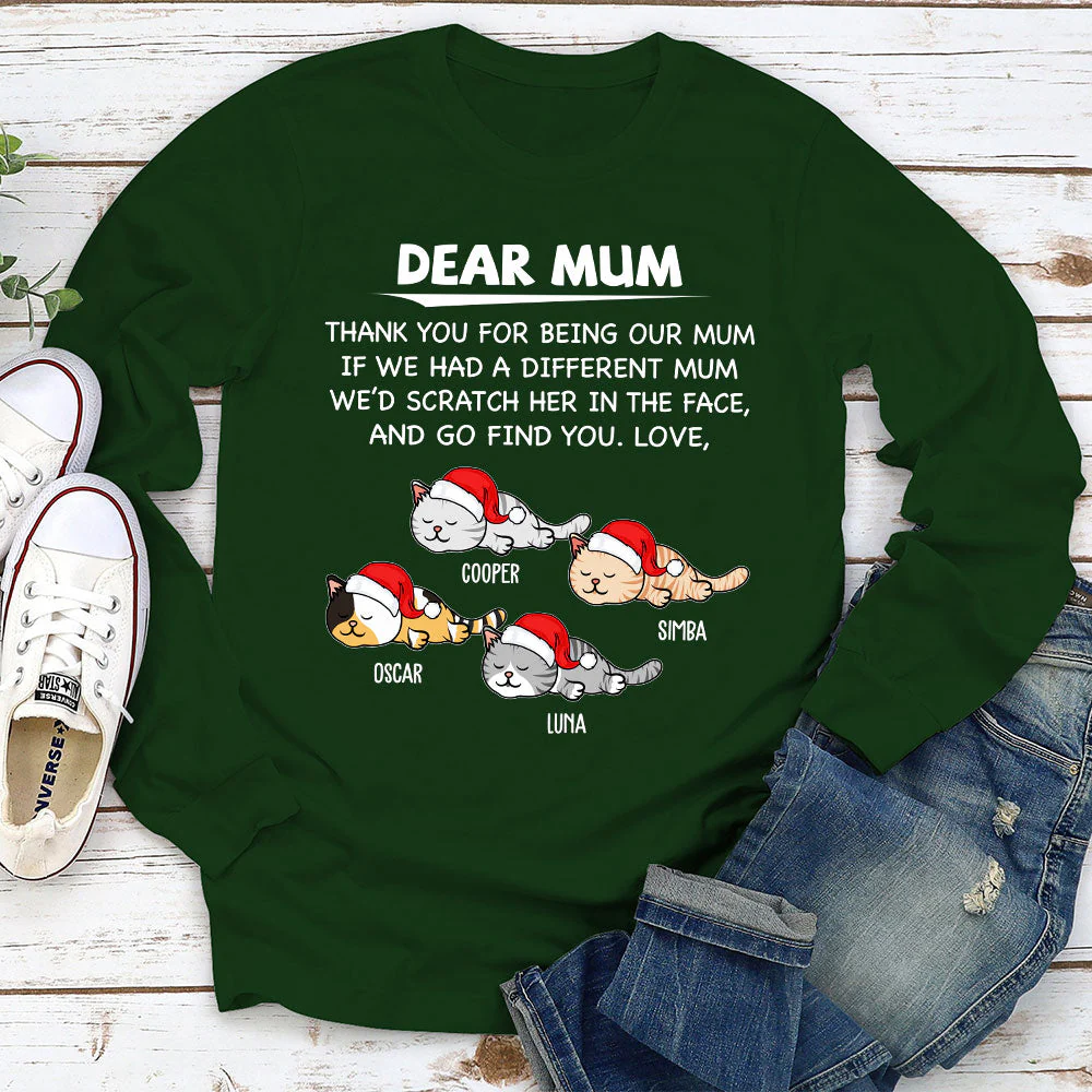 Scratch Her Face - Personalized Custom Long Sleeve T-shirt - Image 3