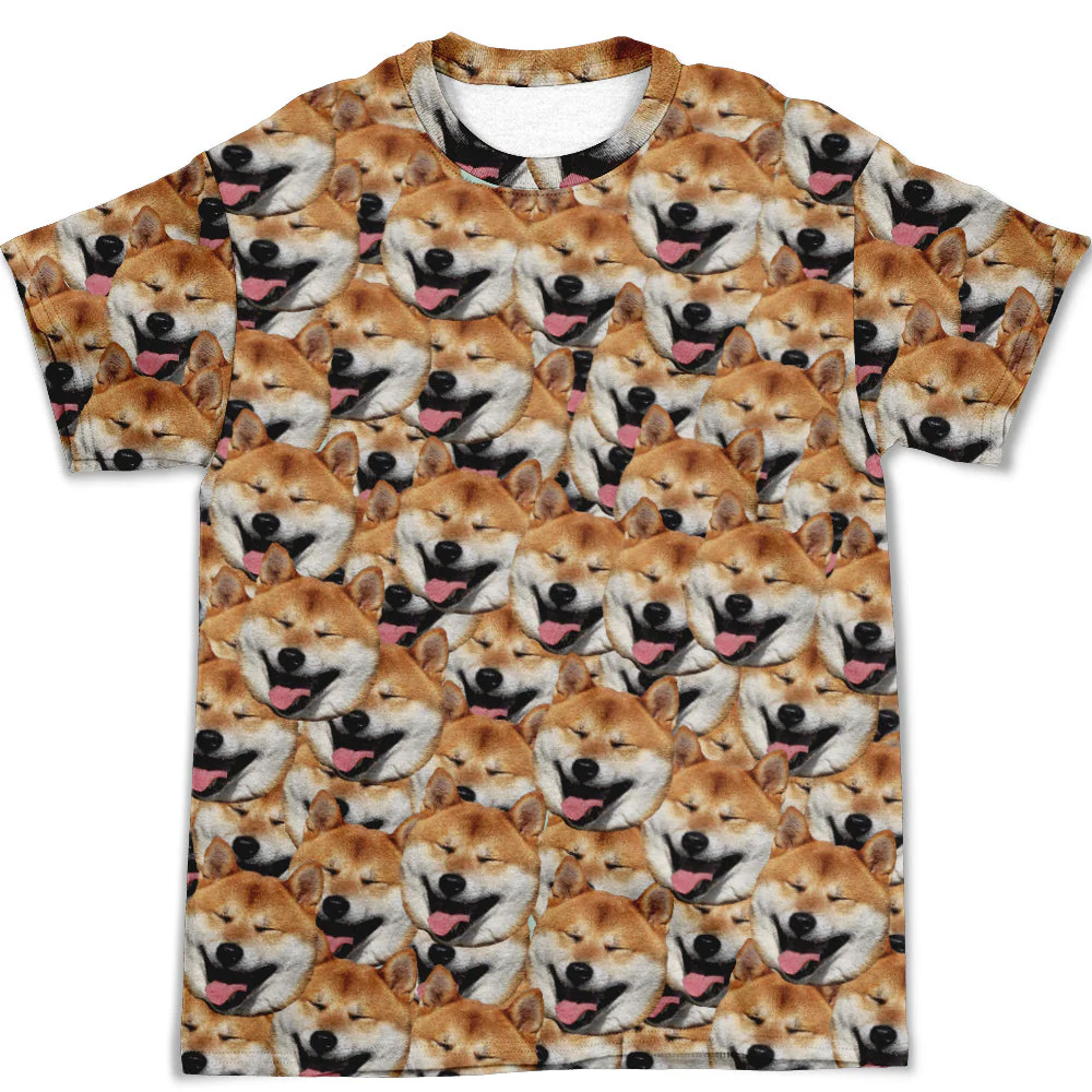 Seamless Face - Personalized Custom Photo All-over-print T-shirt - Image 2