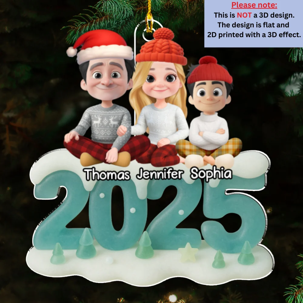 See Through You - Personalized Custom 3D Effect Acrylic Ornament - Image 6