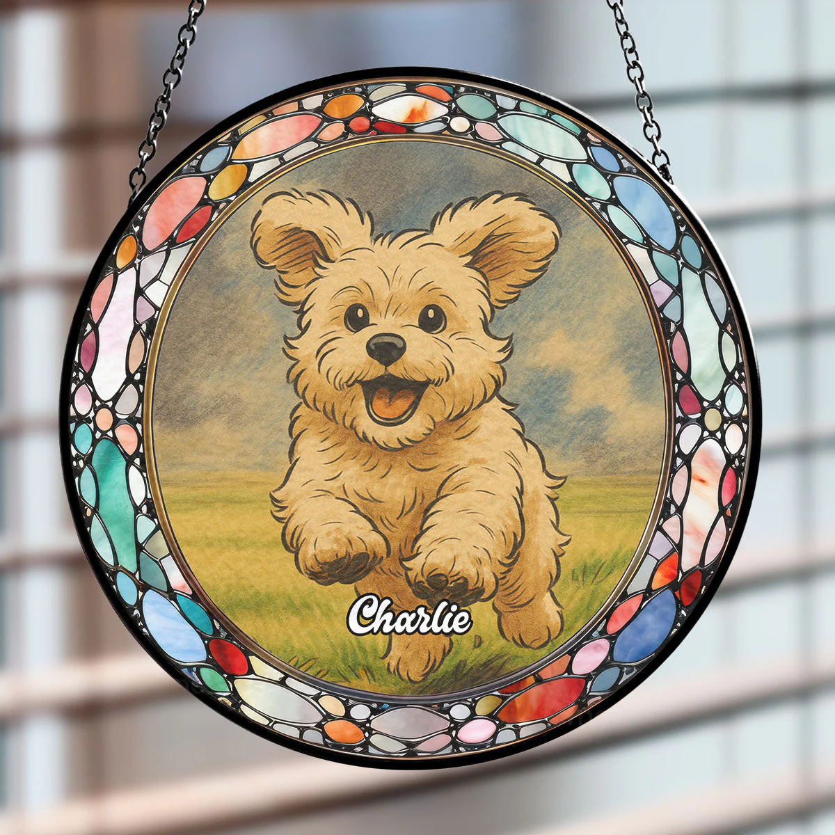 I Love You So - Personalized Custom Window Hanging Suncatcher - Image 5