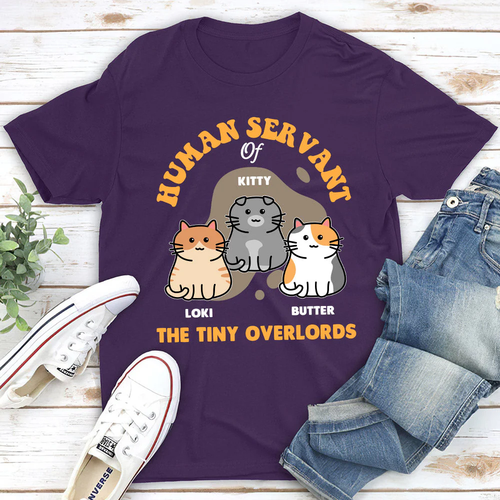 Servant Of Cute Overlords - Personalized Custom Unisex T-shirt - Image 4