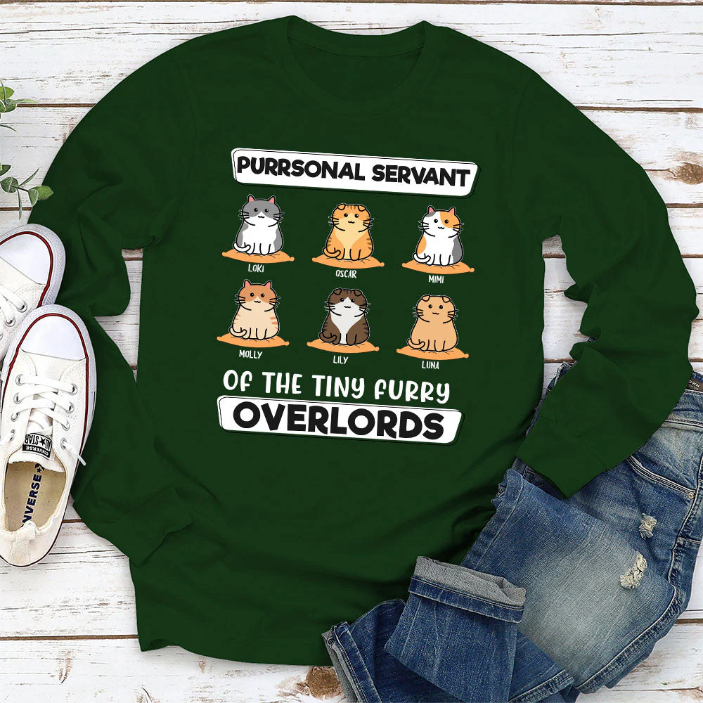 Servant Of Overlords - Personalized Custom Long Sleeve T-shirt - Image 3