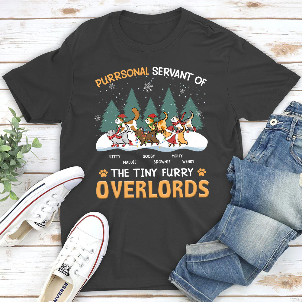 Servant Of Tiny Overlords - Personalized Custom Unisex T-shirt - Image 4