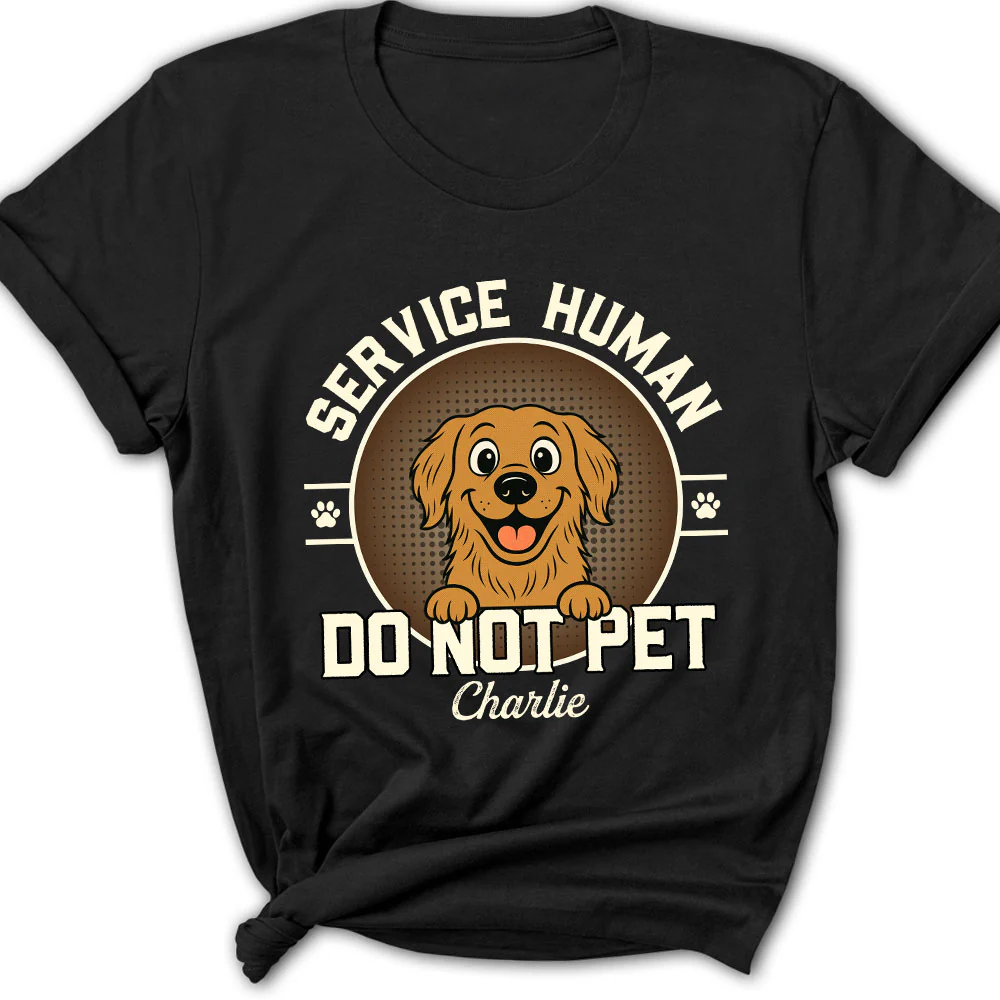 Service Human Logo - Personalized Custom Women's T-Shirt