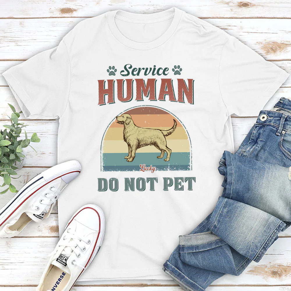 Service Human - Personalized Custom Unisex T-shirt - Image 2
