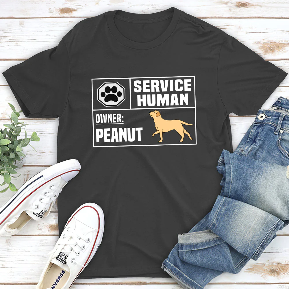 Service Human - Personalized Custom Unisex T-shirt - Image 4