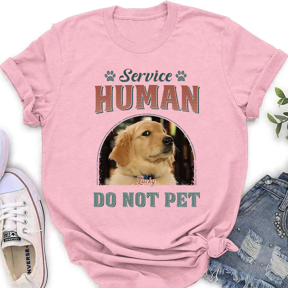 Service Human - Personalized Custom Women's T-shirt - Image 4