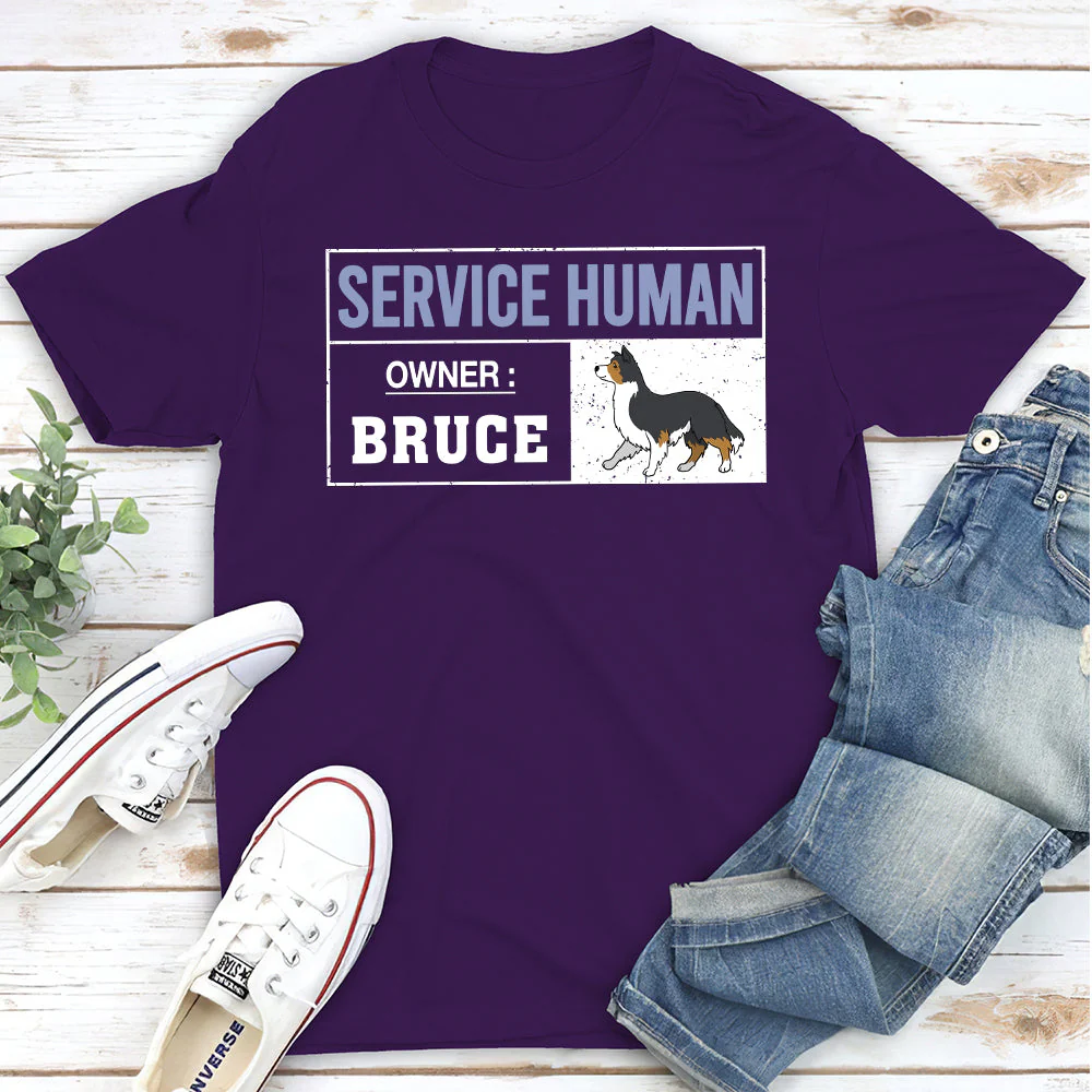 Service Human Since - Personalized Custom Unisex T-shirt - Image 5