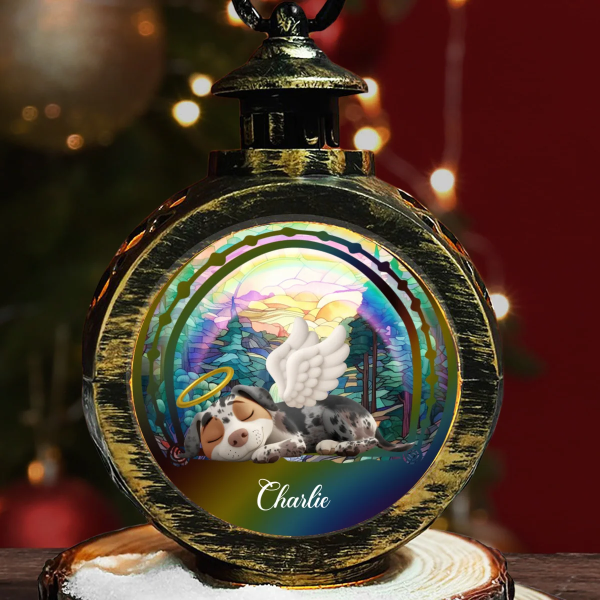 Seven Shades Of You - Personalized Custom Christmas Lantern - Image 7
