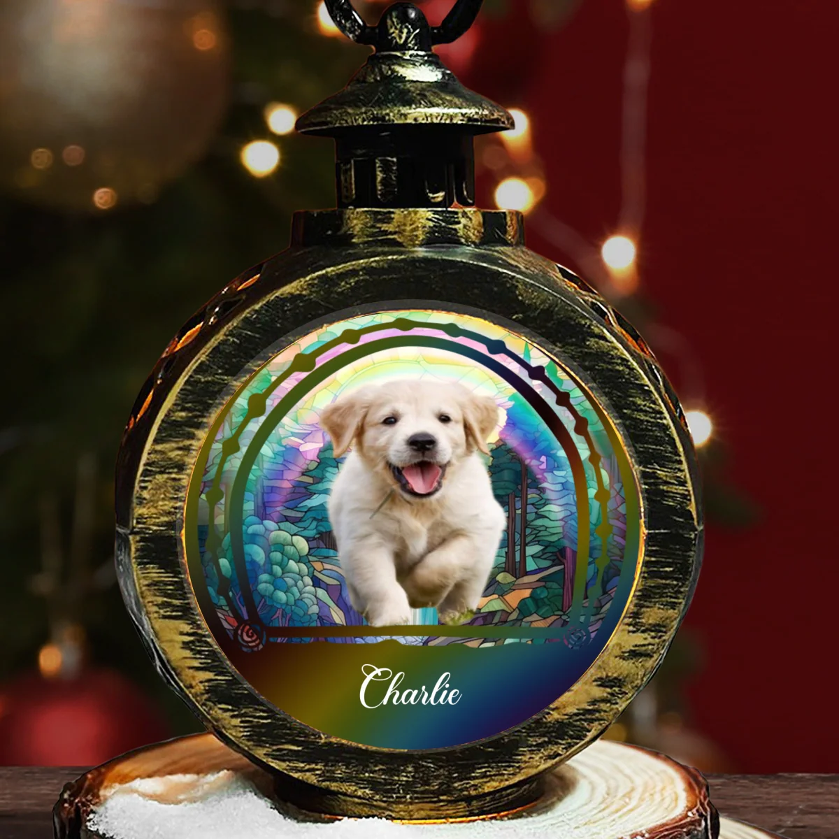 Seven Shades Of You Photo - Personalized Custom Christmas Lantern - Image 7