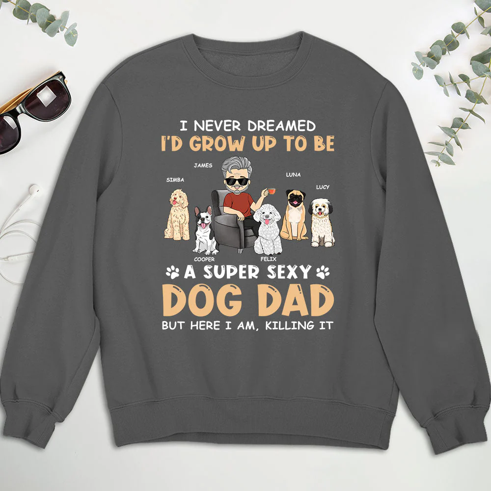 Sexy Dad Mom 2 - Personalized Custom Sweatshirt - Image 5
