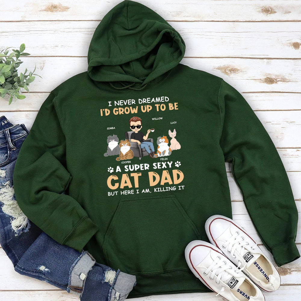 Sexy Dad Mom - Personalized Custom Hoodie - Image 3