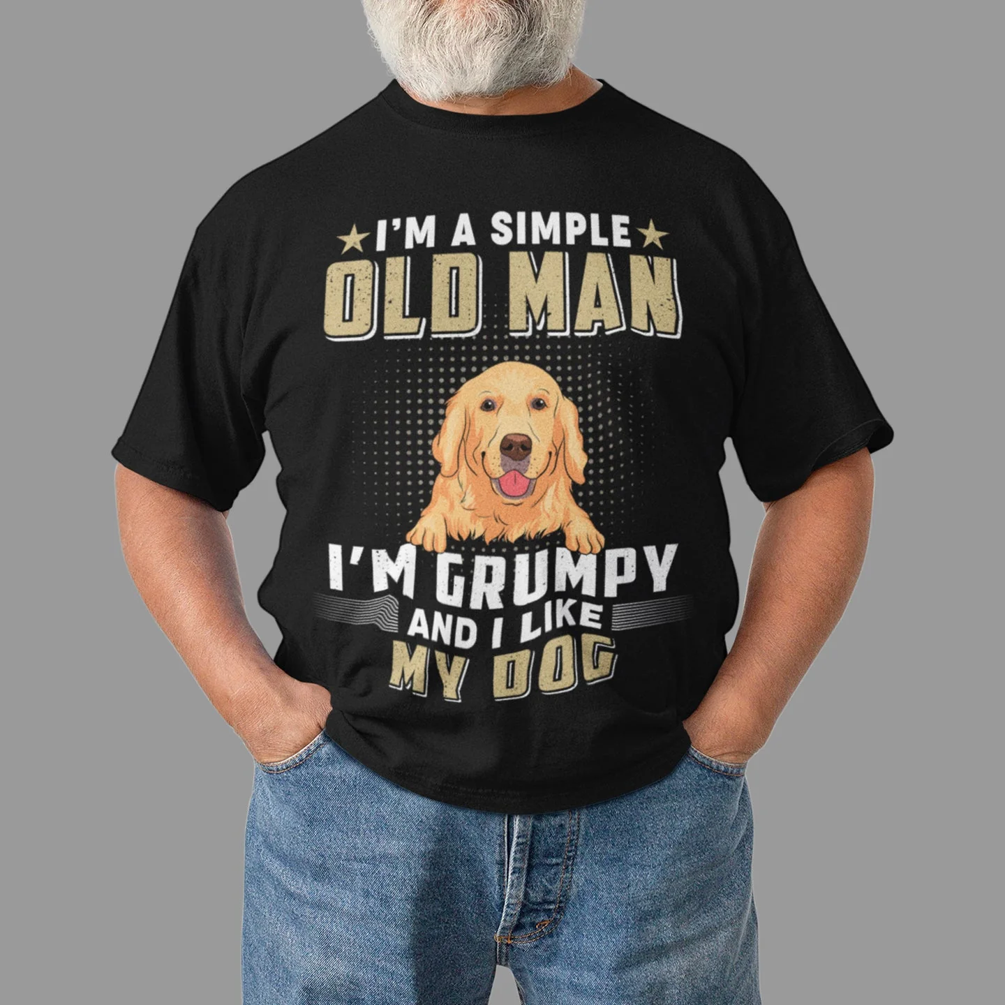 Simple Old Man - Personalized Custom Unisex T-shirt - Image 6