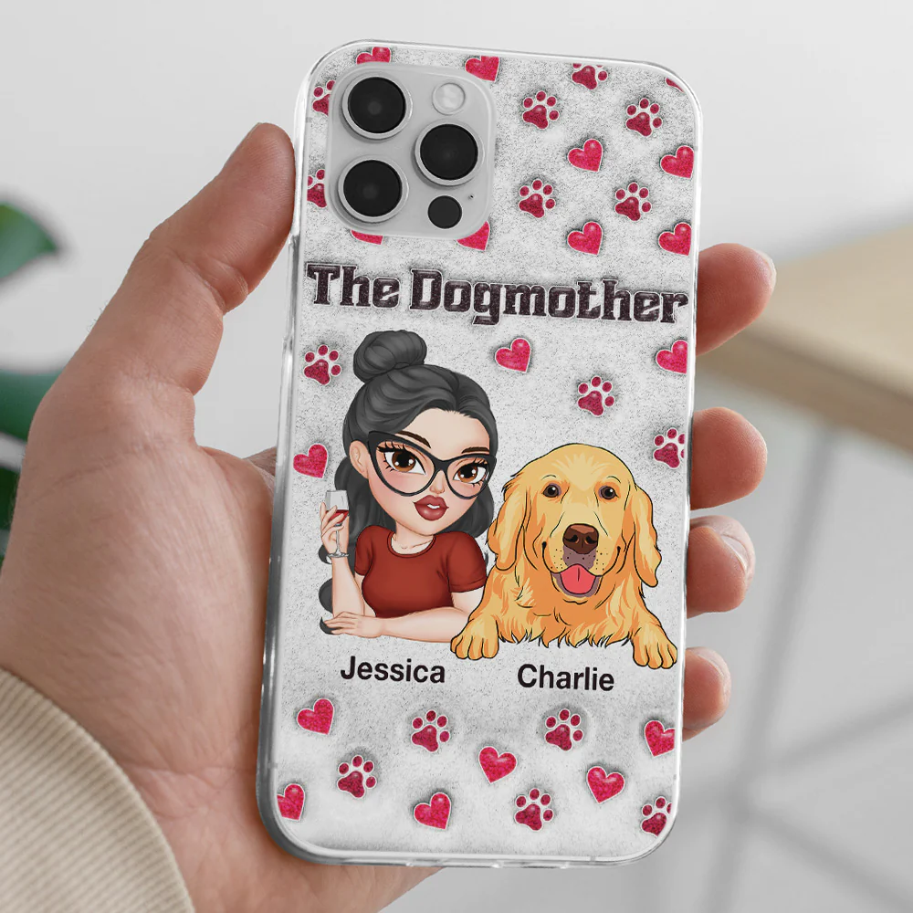 Slay Dog Mother - Personalized Custom 3D Inflated Effect Phone Case - Image 2