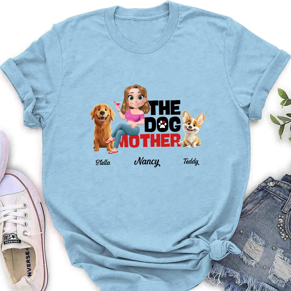 Slay Dog Mother - Personalized Custom Woman T-shirt - Image 3
