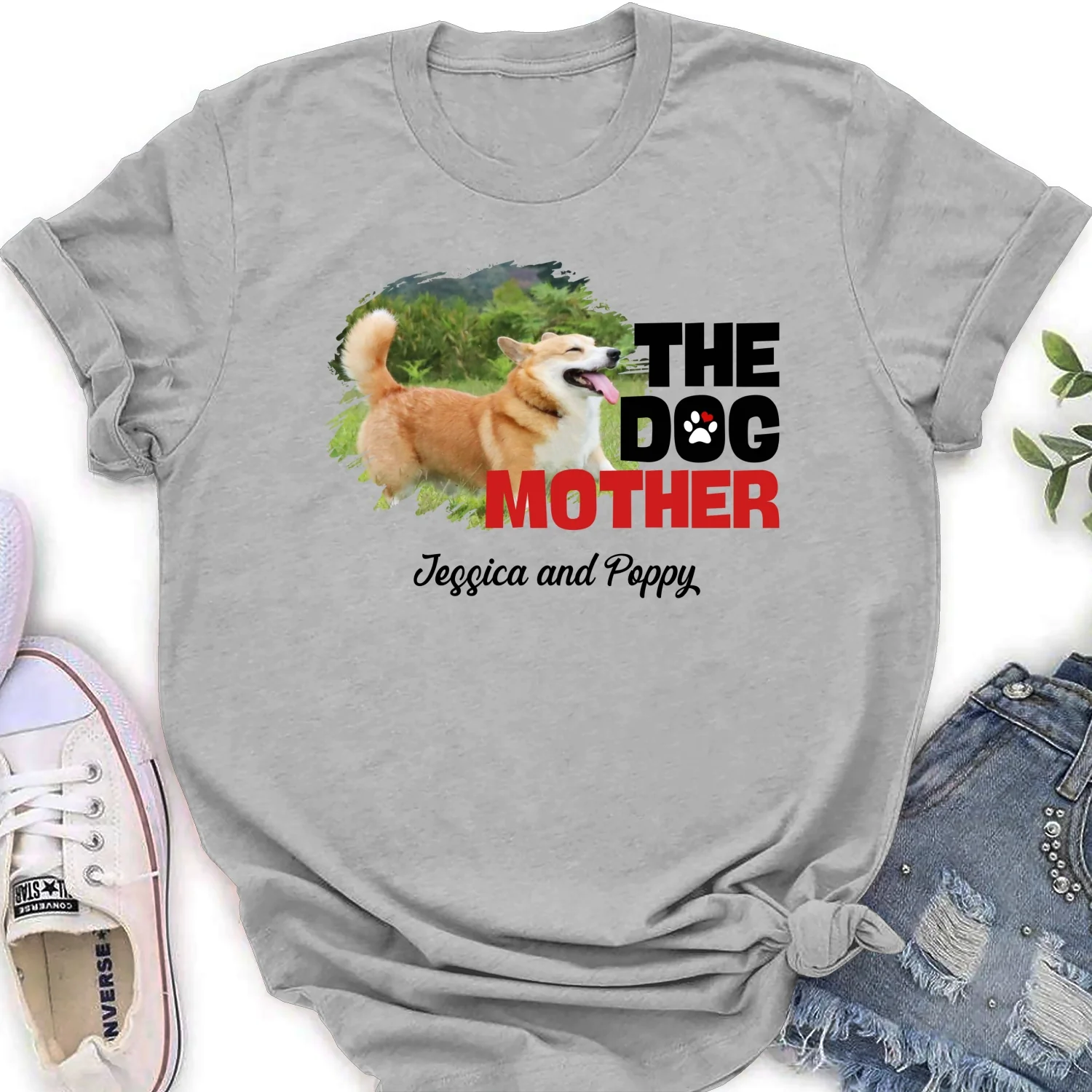 Slay Dog Mother Photo - Personalized Custom Woman T-shirt - Image 6