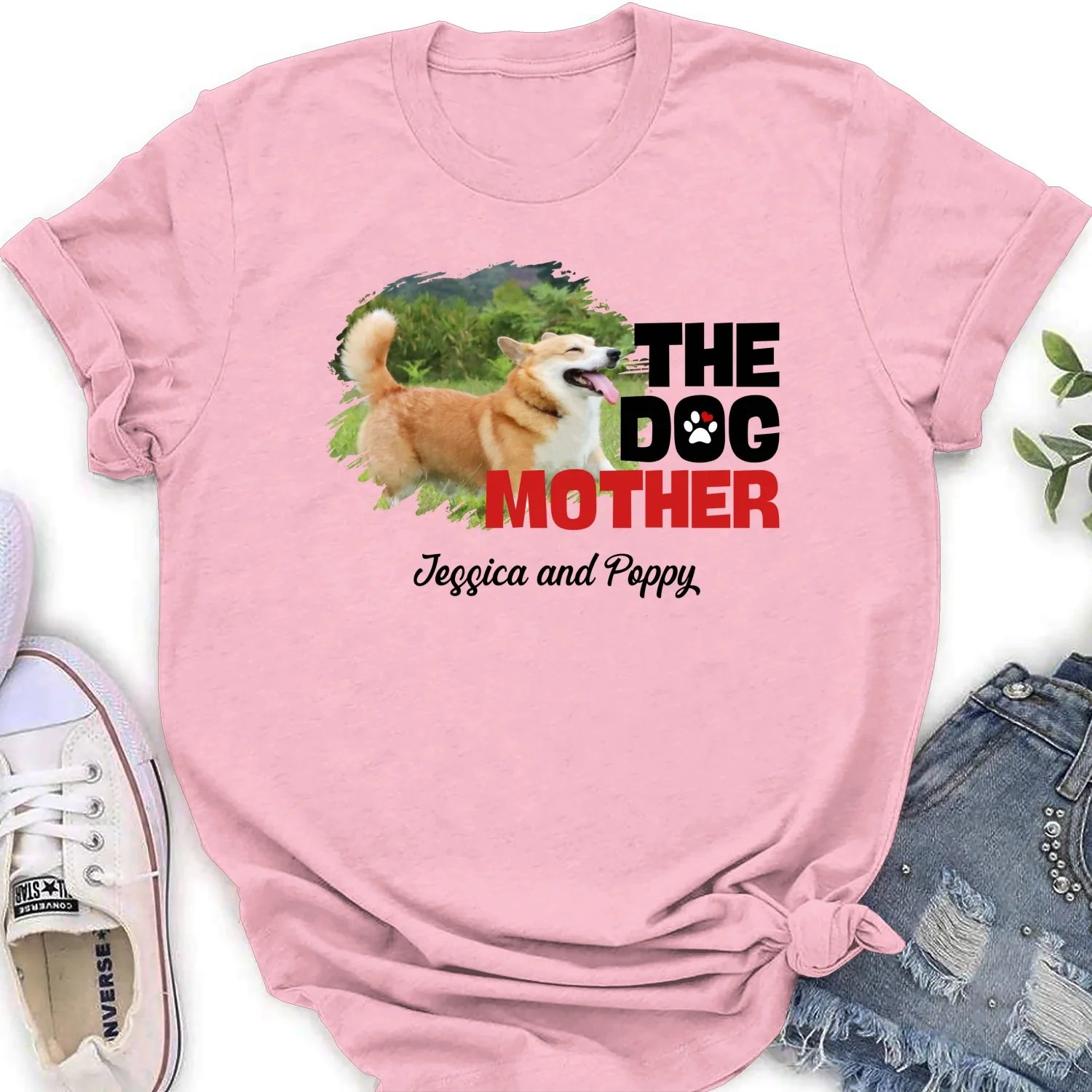 Slay Dog Mother Photo - Personalized Custom Woman T-shirt - Image 7