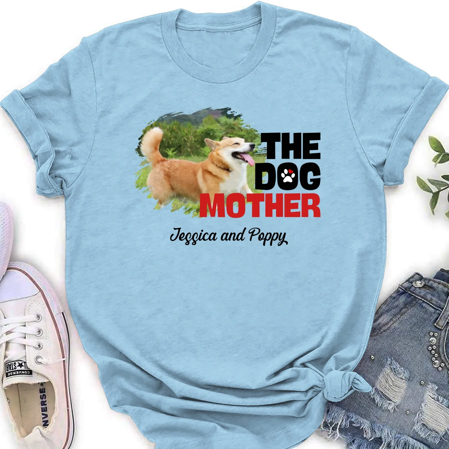 Slay Dog Mother Photo - Personalized Custom Woman T-shirt - Image 8