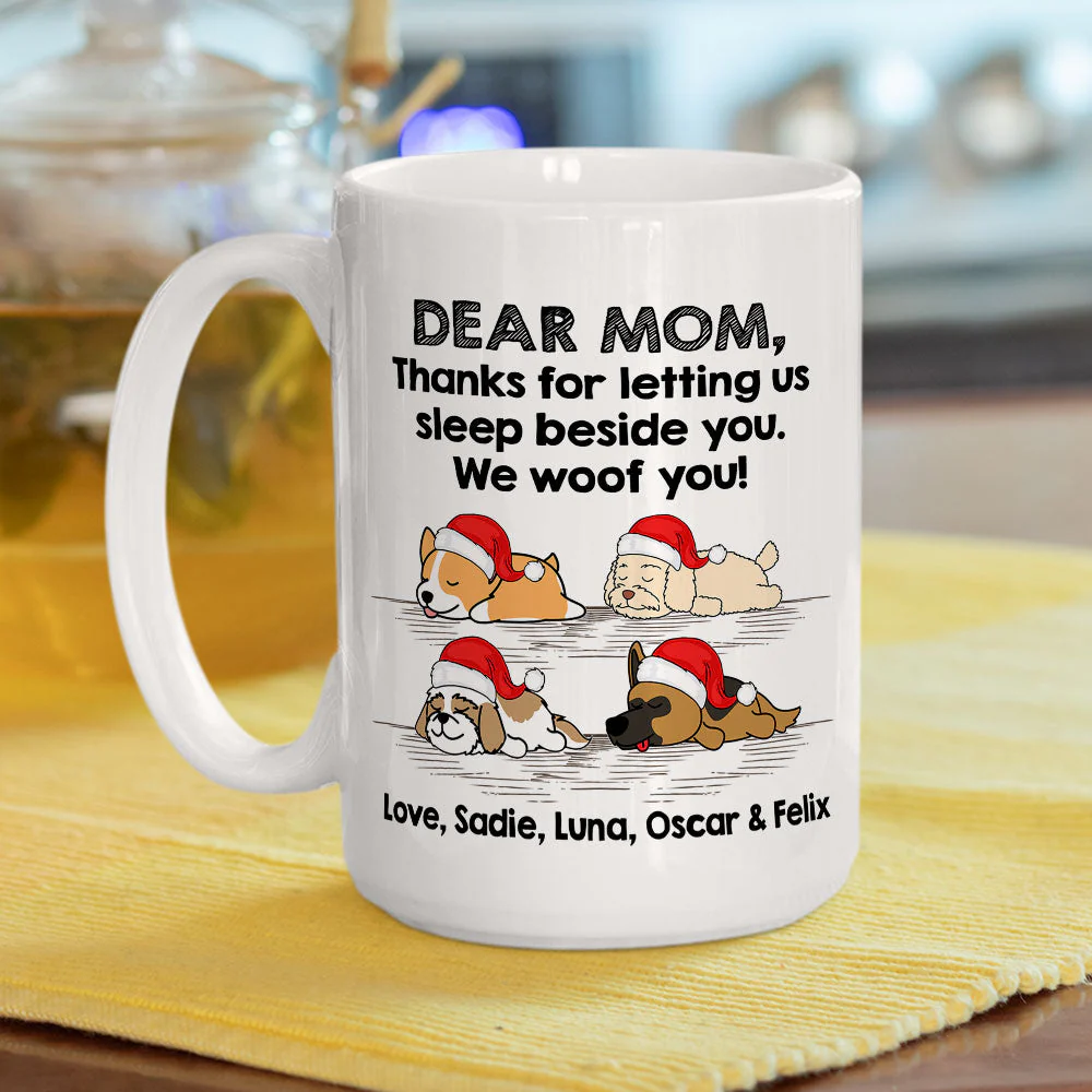 Sleep Beside Dog - Personalized Custom Coffee Mug - Image 6