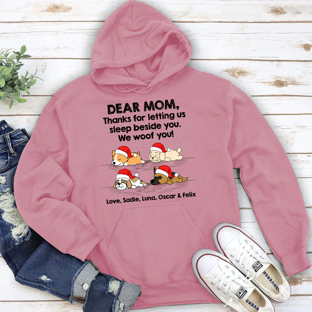 Sleep Beside Dog - Personalized Custom Hoodie - Image 4