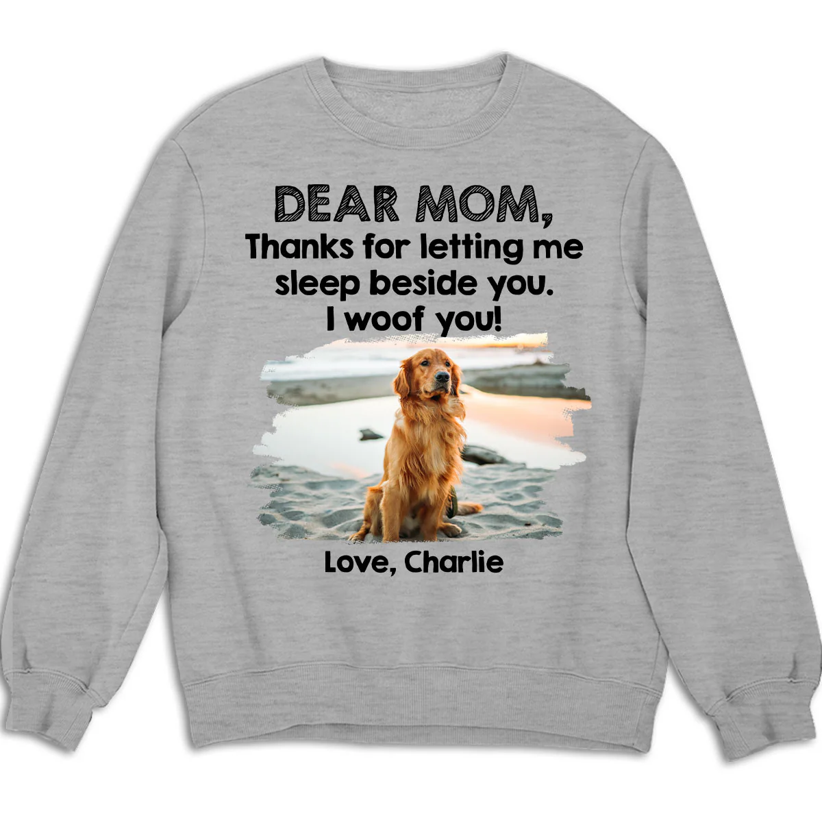 Sleep Beside Mom And Dad Photo - Personalized Custom Sweatshirt