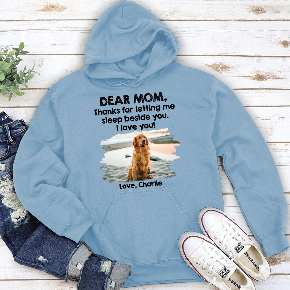 Sleep Beside Pet - Personalized Custom Hoodie - Image 4