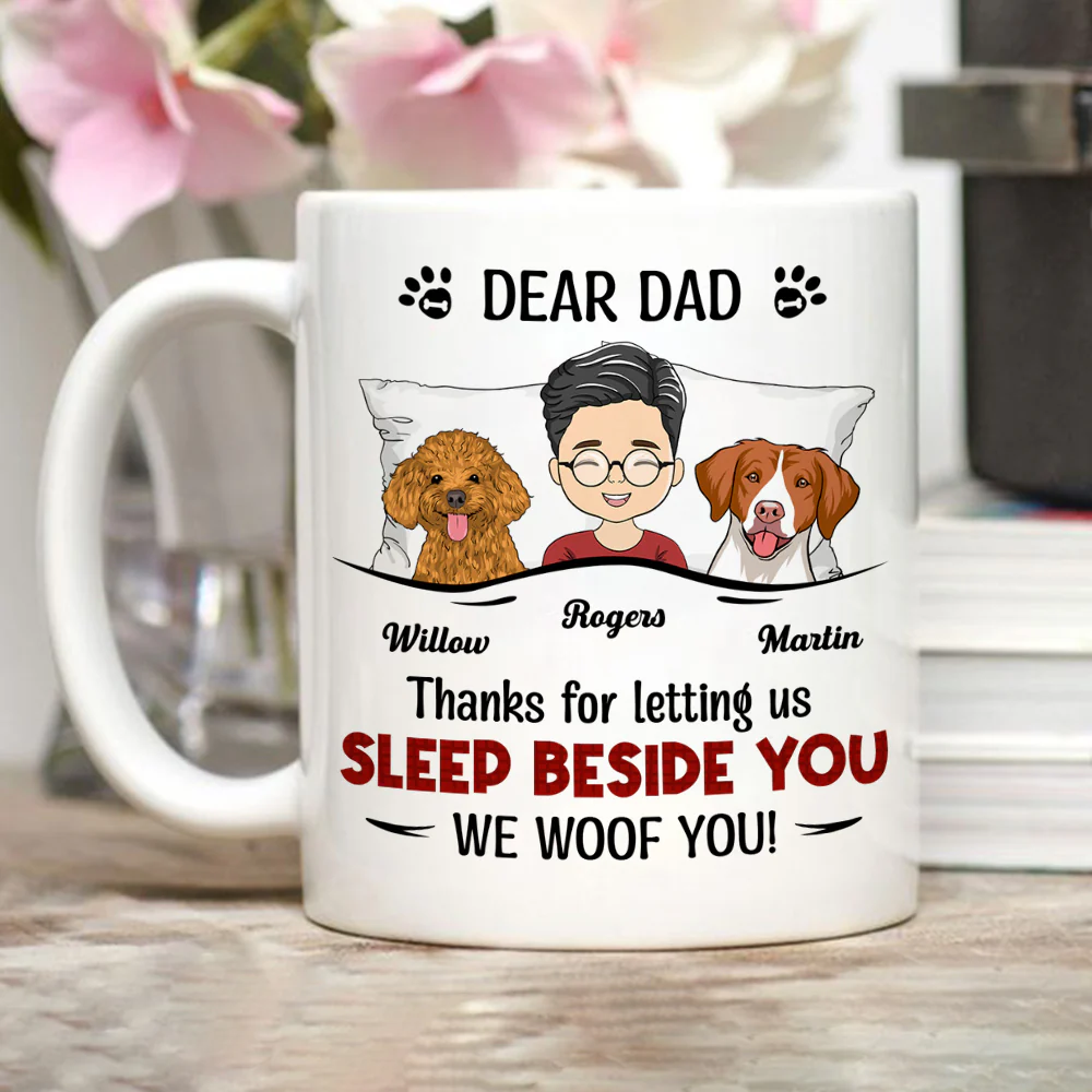 Sleep Beside You 3 - Personalized Custom Coffee Mug - Image 2